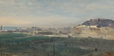 Naples Le Mont Saint Elme Et Partie De Sa Ville