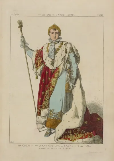 Napoleon 1er Grand Costume Du Sacre 2 Decembre 1804