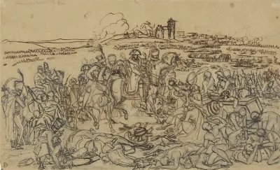 Napoleon At The Battlefield Of Eylau