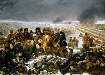 Napoleon On The Battlefield Of Eylau