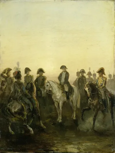 Napoleon With His Staff