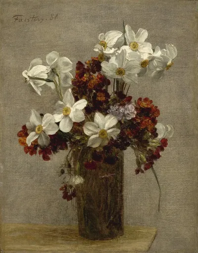 Narcisses Giroflees Et Primeveres