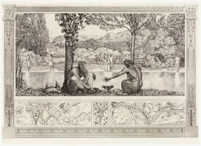 Narcissus Und Echo I Rettungen Ovidischer Opfer Opus Ii Blatt 7