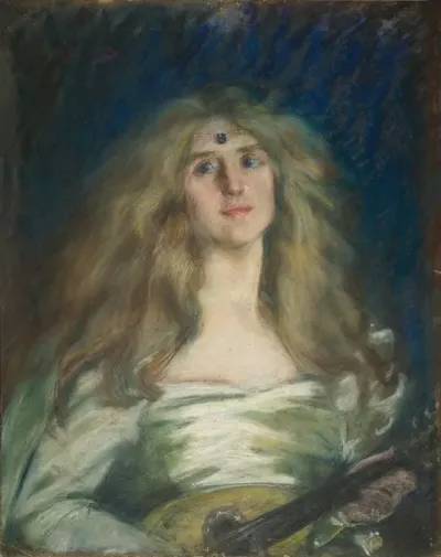 Natalie With Mandolin