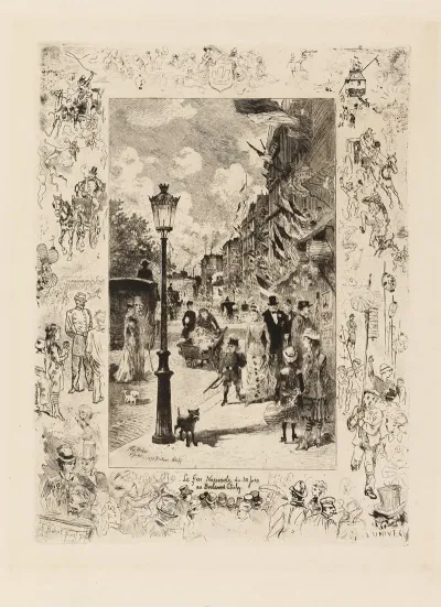 National Holiday Boulevard De Clichy