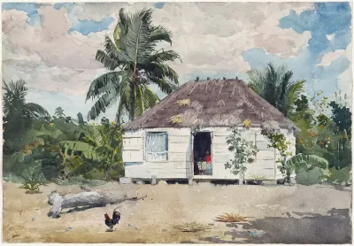 Native Hut At Nassau