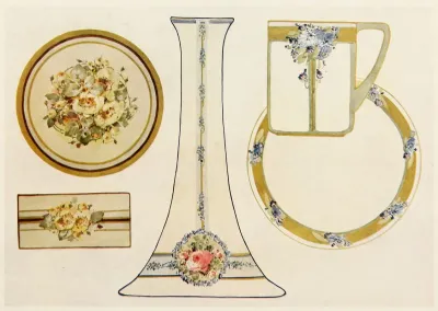 Naturalistic Designs Adapted To Ceramic Shapes
