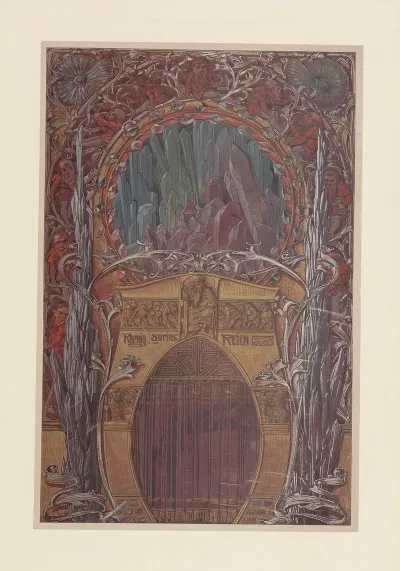 Naturalistische Decorationsmalereien Pl 4