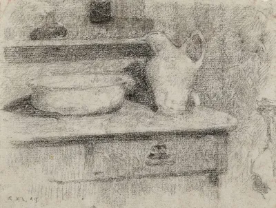 Nature Morte A La Cruche Et Bassine