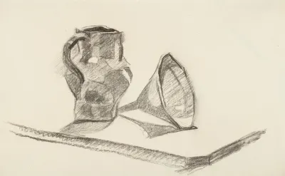 Nature Morte A La Cruche Et Entonnoir