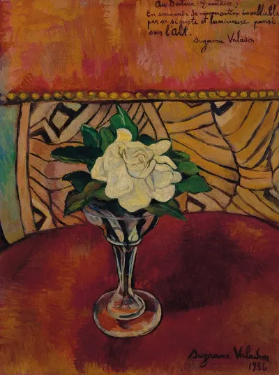 Nature Morte A La Rose Blanche