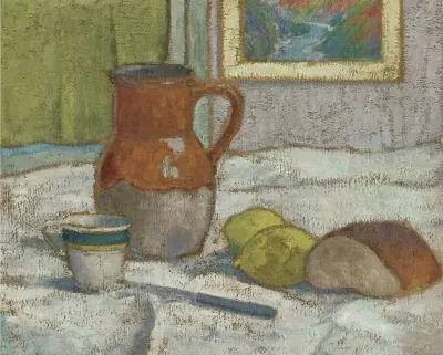Nature Morte Au Pichet Et A La Tasse