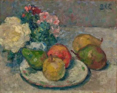 Nature Morte Aux Pommes Et Poires