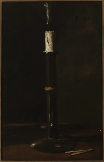 Nature Morte Avec Bougie