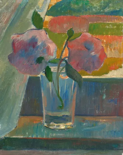 Nature Morte Fleurs Dans Un Verre