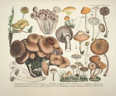 Naturgetreue Abblidungen Und Beschreibungen Der Essbaren Scha%cc%88dlichen Und Verda%cc%88chtigen Schwa%cc%88mme Pl 43