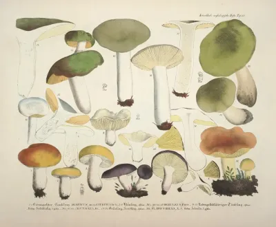 Naturgetreue Abblidungen Und Beschreibungen Der Essbaren Scha%cc%88dlichen Und Verda%cc%88chtigen Schwa%cc%88mme Pl 68