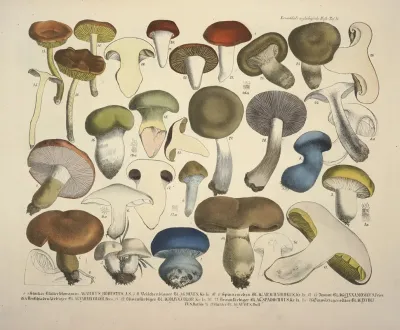 Naturgetreue Abblidungen Und Beschreibungen Der Essbaren Scha%cc%88dlichen Und Verda%cc%88chtigen Schwa%cc%88mme Pl 71