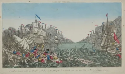 Naval Battle In The Gulf Of Venice Won By The Venetians Against The Turks On The 29th Of May 1749
