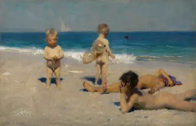 Neapolitan Children Bathing