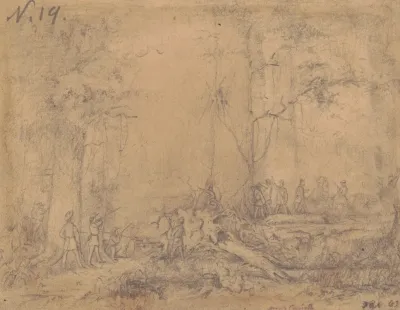 Near Corinth Mississippi 1862