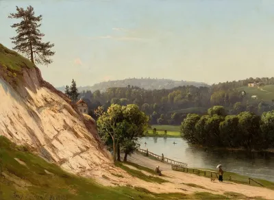 Near Vilnius River Landscape