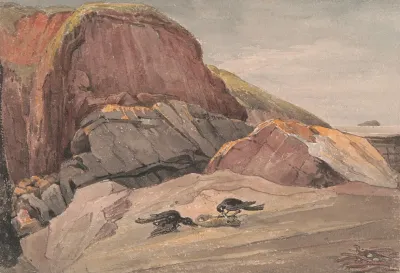 Near Weston Super Mare With Steep Holme Island