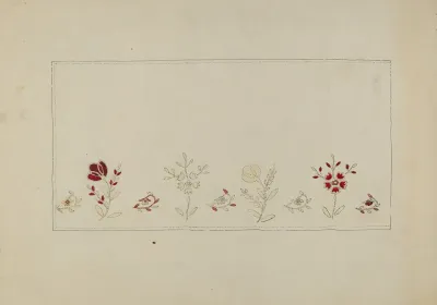 Needlework On Altar Cloth