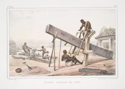 Negres Scieurs De Long
