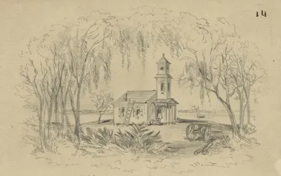 Negro Church Smiths Plantation Port Royal Isld S C
