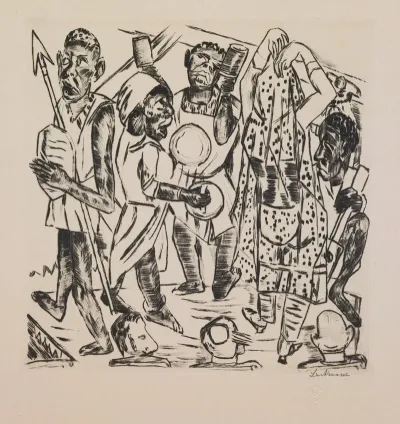 Negro Dance Plate 9 From The Portfolio Annual Fair