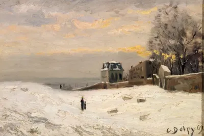 Neige A Montmartre