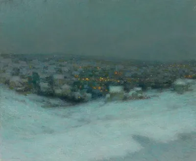 Neige Au Clair De Lune