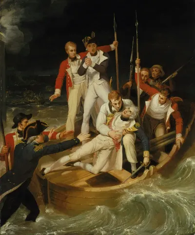 Nelson Wounded At Tenerife 24 July 1797