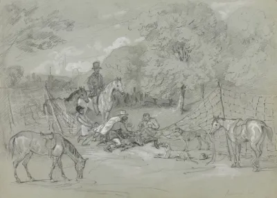 Netting Deer In Richmond Park