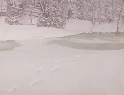 Neugefallener Schnee