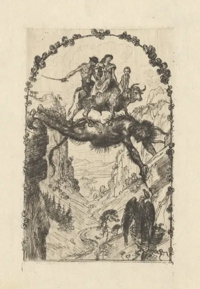 Neujahrskarte Teufelsbrucke