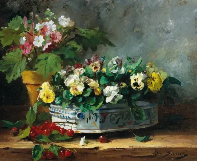 Neuville Pansies And Primroses