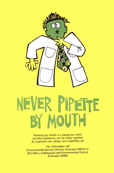 Never Pipette By Mouth