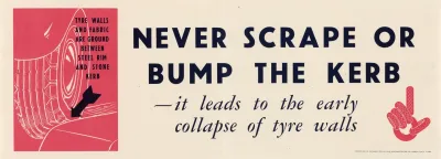 Never Scrape Or Bump The Kerb