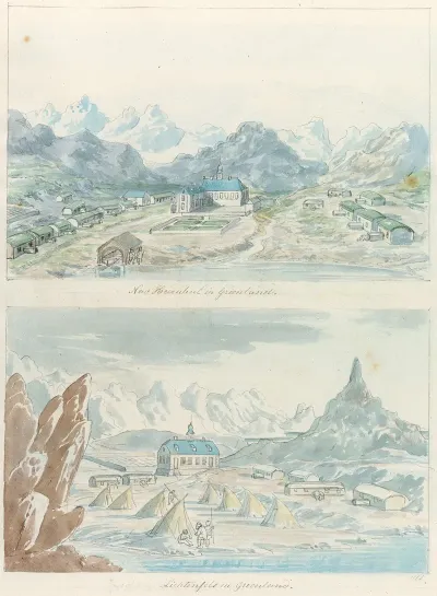 New Herrnhut In Greenland And Lichtenfels In Greenland