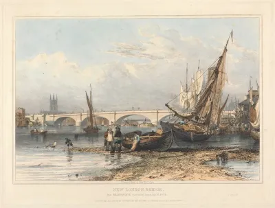 New London Bridge From Billingsgate