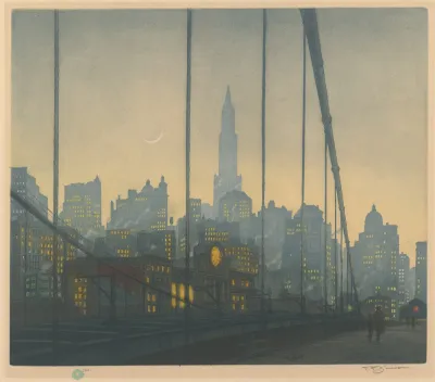 New York Brooklyn Bridge