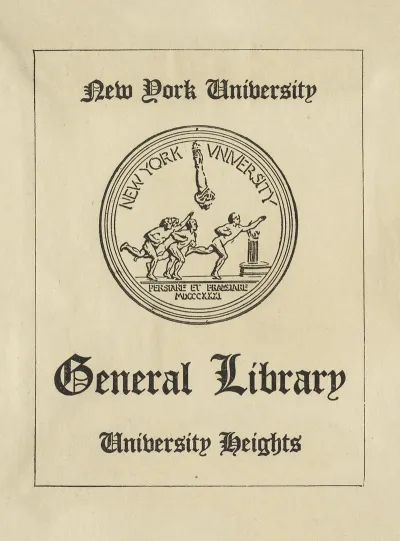 New York University Libraries