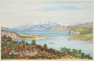 New Zealand Graphic And Descriptive Lake Taupo