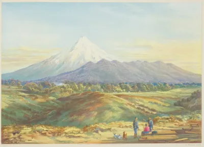 New Zealand Graphic And Descriptive Mt Egmont