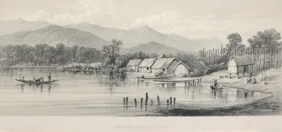 New Zealand Graphic And Descriptive Plate I Horowhenua Lake