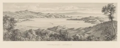 New Zealand Graphic And Descriptive Plate Iii Coromandel Harbour