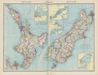 New Zealand North Island New Zealand South Island