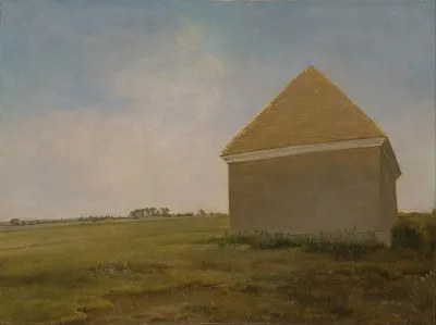 Newmarket Heath With A Rubbing Down House